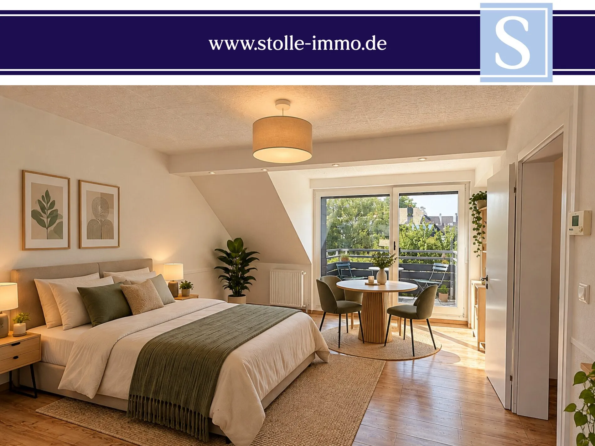 Immobilienangebot - Krefeld - Alle - Großzügiges WG-Zimmer mit eigenem Balkon und EBK in Krefeld Uerdingen