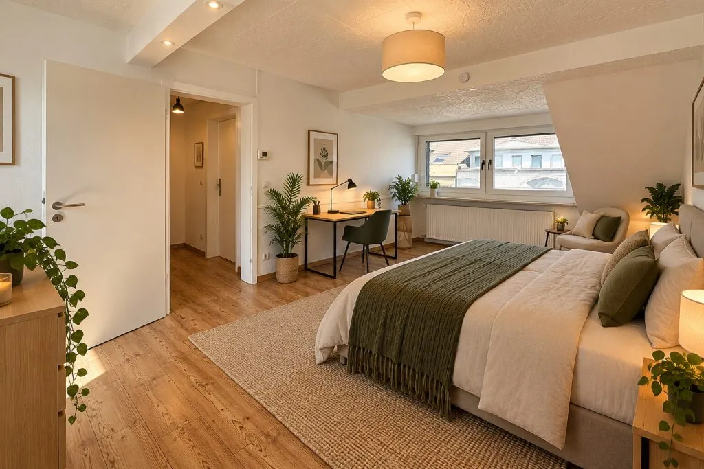 Immobilienangebot - Krefeld - Alle - Großzügiges WG-Zimmer mit eigenem Balkon und EBK in Krefeld Uerdingen