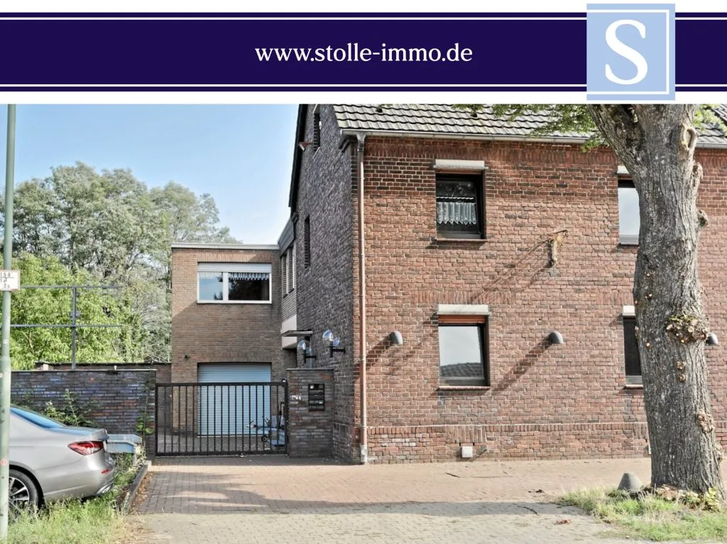 Immobilienangebot - Neuss / Norf - Alle - Viel Platz für neue Ideen: DHH mit großem Garten, Freisitz, Pool & Werkstatt in Neuss-Norf